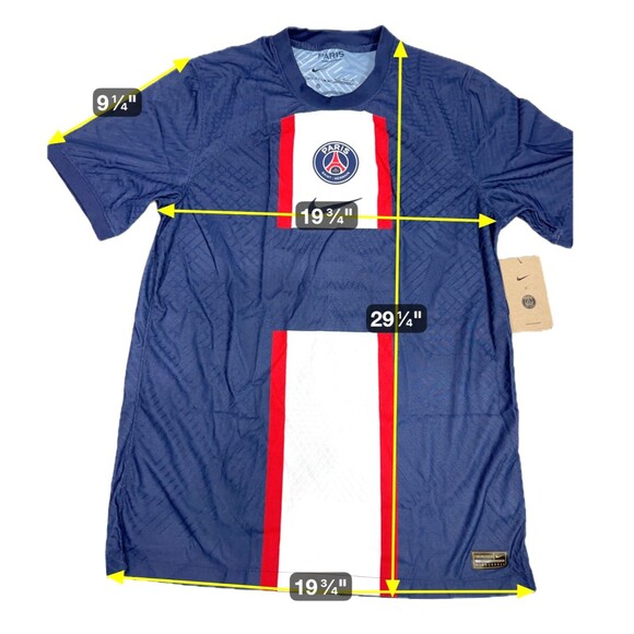 Nike Vapor PSG Paris Saint Germain soccer Match Jersey DJ7649-411 Men's Medium - Picture 2 of 13